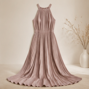 Noelle Pleated Maxi Dress