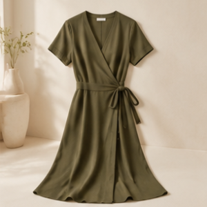 Willow Wrap Midi Dress